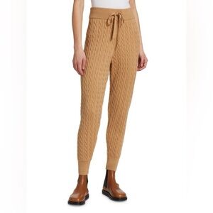 Derek Lam 10 Crosby Adrianne Cable-Knit Jogger Pants NWT